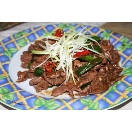Stir Fried Beef with Spring Onion 葱爆牛肉